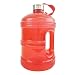 1/2 Gallon or 1 Gallon BPA FREE Reusable Plastic Drinking Wide Mouth Water Bottle Jug Container with Holder Stainless Steel Cap