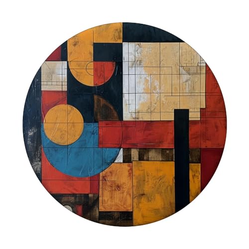 modern abstract pattern art design, Boho Abstract Geometric PopSockets Swappable PopGrip, Black - Image 3