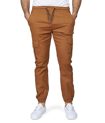 RGSTR Cargo Jogger Pants for Men - Relaxed Fit Twill Joggers with Elastic Waistband and Stretch Fabric - Casual Wear4