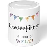 JUNIWORDS Spardose Sparbüchse, Bester Kinovorführer der Welt (5706224)