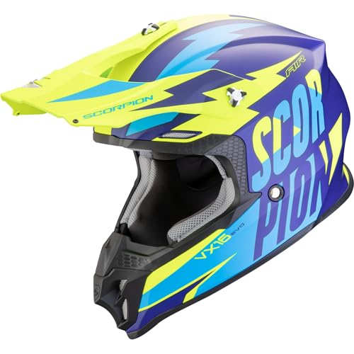Scorpion VX-16 Evo AIR Slanter casque de cross avec système de gonflage