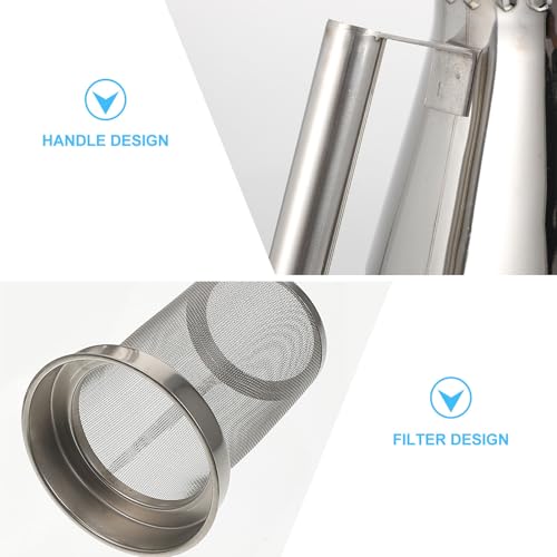 Tetera portátil para cocina y excursiones con mango ergonómico 6