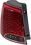 Evan-Fischer Tail Light Assembly Compatible with 2011-2013 Kia Sorento Outer Halogen Driver Side