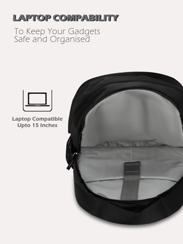 Image of Lavie Sport 31L Alpha | 19 Inch | Fits Upto 15 Inch Laptop Backpack | Laptop Compatiable | College Bag | For Men & Women