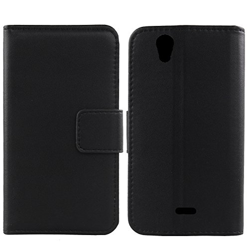 Gukas Design Veritable Cuir Etui pour Wiko Birdy 4G Housse Coque Premium Case Cover Flip Protecteur...