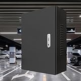 電気自動車用 充電ケーブル コンセント 収納ボックス 収納バッグ 充電ケーブルオーガナイザーケース 収納キャビネット 充電ステーションボックス 充電器ホルダー evコード ポータブル PHEV充電 EV充電器ケーブル収納 - ブレーカーボックス 配線ボックス、防水大容量 電保護 盗難防止 屋内外兼用 (ブラック, 50*60*20cm)