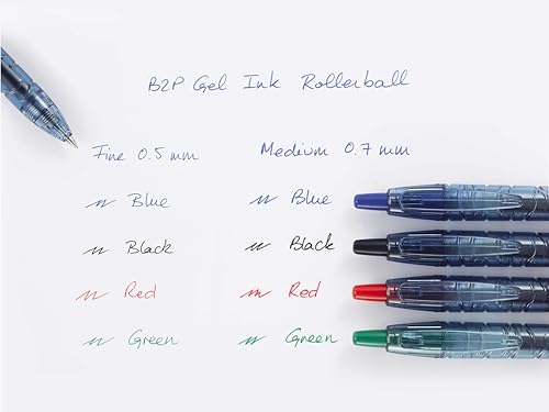 Pilot Greenpack B2P Eco Gel 0.7mm Negro 10 Plumas miniatura 6