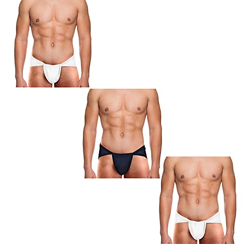 Men Cotton Supporter Gym Langot for Gym, Khusti and Physical Activities_Multi Colors_Free Size_Pack of 3-image-16