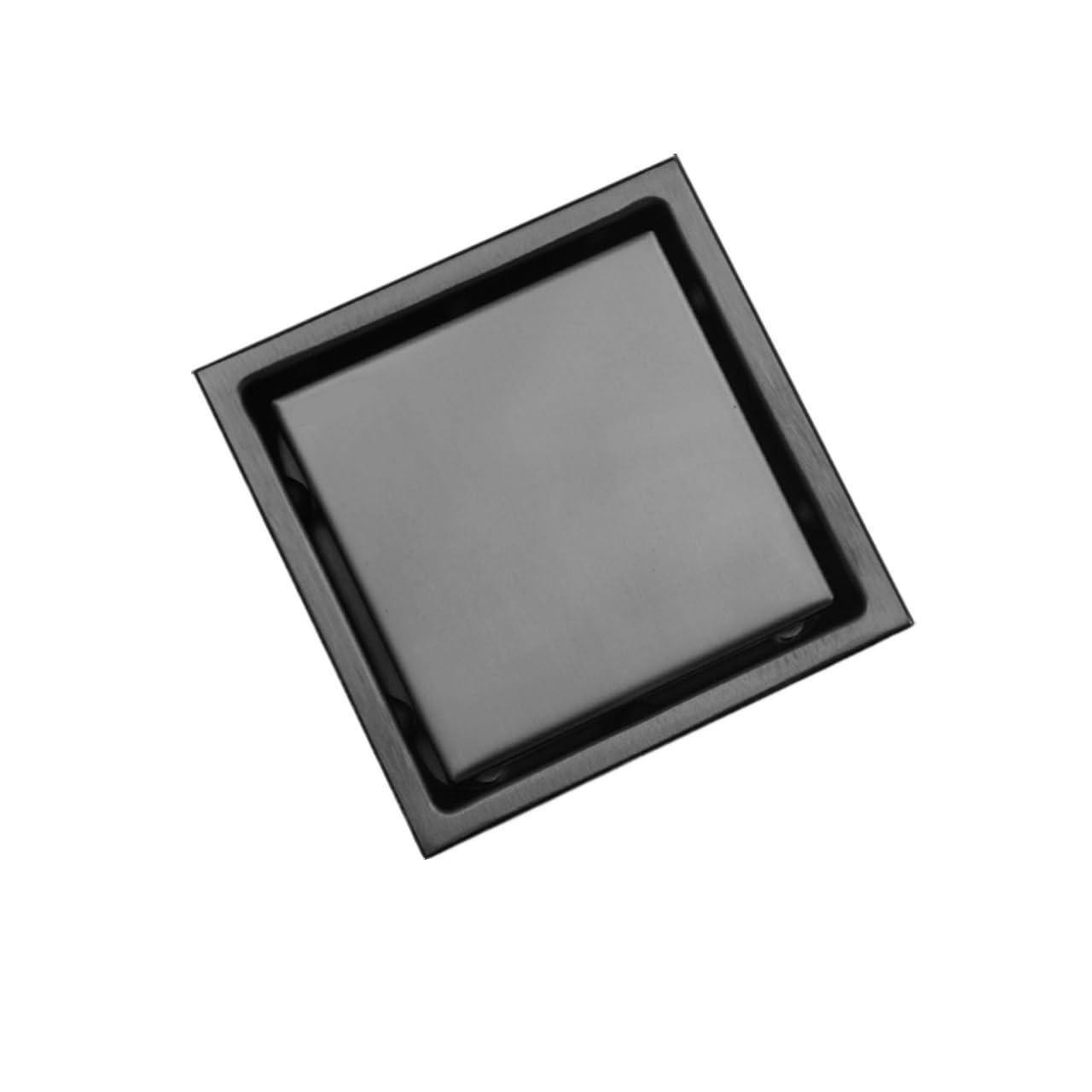 LYVQZPWLR Stainless Steel Drainage Grate, Stainless Steel Floor Drain Cover 110x110mm Square Invisible Insert Waste Grate(Color 1)