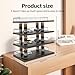WEMAKMAK 4-Tier 1:64 Die-Cast Car Display Case – Clear Acrylic Parking Garage Style Toy Car Organizer with Solid Wood Base, Dust-Proof Display Shelf for Miniature Car Collectors & Kids' Gifts