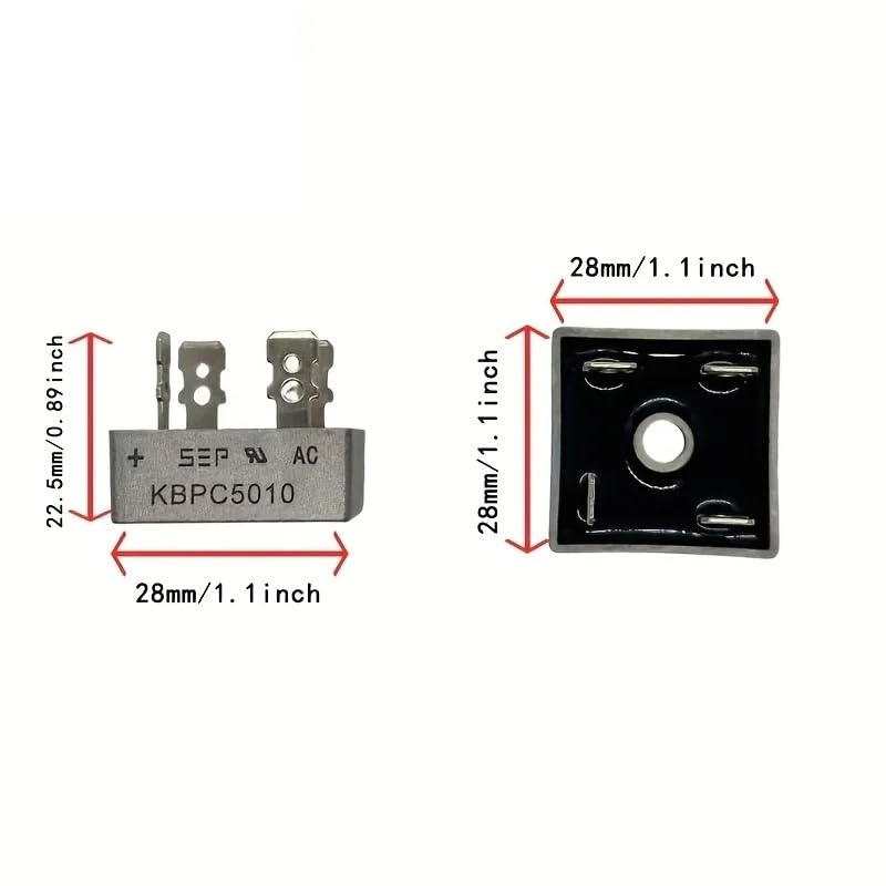Pont redresseur KBPC3510 pour conversion de courant stable