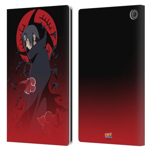 Étui Naruto Itachi Uchiha Fire Max 11 finitions premium en cuir portefeuille