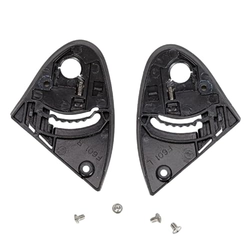 Qsvbeeqj 1 Pair Helmet Visors Faceshields Screen Lens Mounting Base Holder Compatible for GXT601 602 DV610 Motorcycle