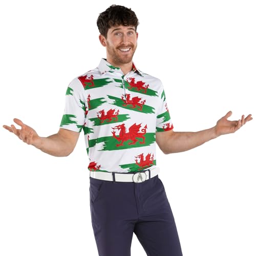 Image of Royal & Awesome Funny Golf Shirts for Men, Mens Golf Shirt, Crazy Golf Shirts for Men, Fun Golf Polos for Men, Mens Polo Golf