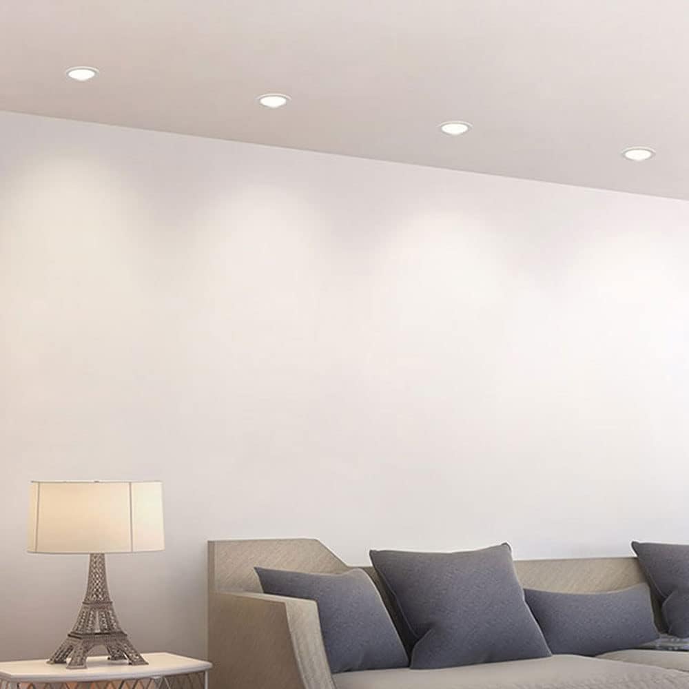 USMJQVZ 9-Pack Golden Aluminum Recessed Ceiling Light LED Downlight 3W,5W,7W,12WNordic Modern LED Recessed Lighting Gold Retrofit LED Recessed Lighting Fixture