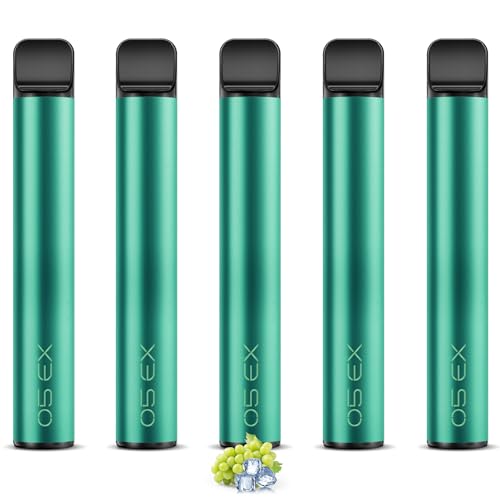 ARASHI 電子タバコ 使い捨て VAPE ベイプ 10000回吸引可能 5本セット 水蒸気タバコ 爆煙 禁煙パイポ 禁煙グッズ ニコチン・タール無し 電子たばこ マスカット