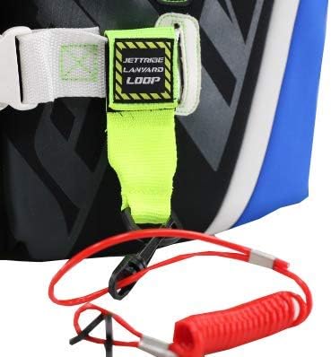 Jet Ski Lanyard Loop Attachment | Secure Velcro Easy Quick Connect All Vest Types | Jettribe PWC Watercraft Vest Accessories
