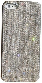 Bling Bling Fashion Sliver Claw Set Swarovski Element Crystal Cell Phone Case Cover For iPhone 4 4s