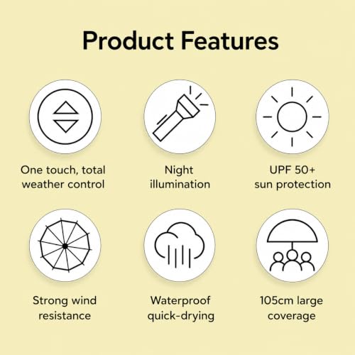 Image of Umbrella, UV Big Size Umbrella for Sun Protection Rain Windproof Strong Large 3 Fold For Men Women Kids Boys Girls Perfect & Stylish Windproof & Compact
