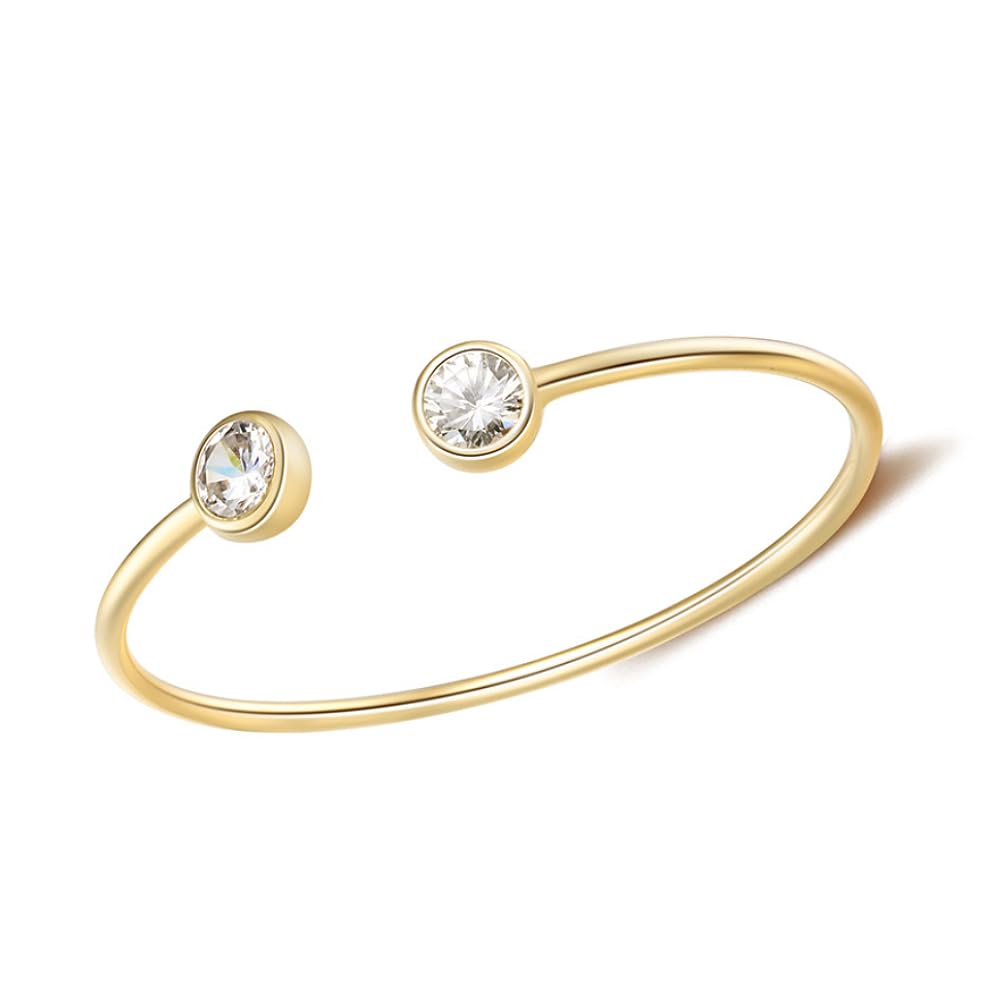 JO LACROIX Pulsera unica regalo mujer joyeria, cumpleaños, novia, amiga, brazalete dorado, regalos originales para madre