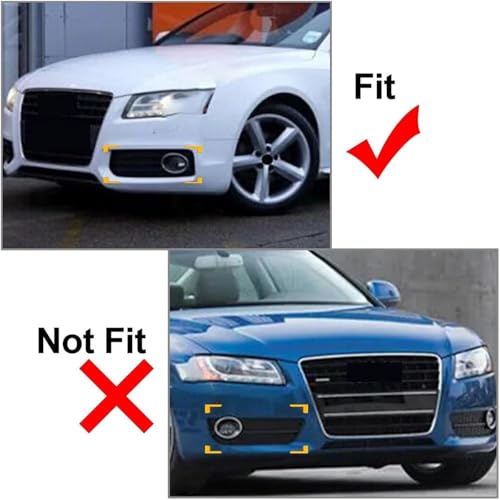 Grille antibrouillard de remplacement pour rénover le pare-chocs avant RS5 S5
