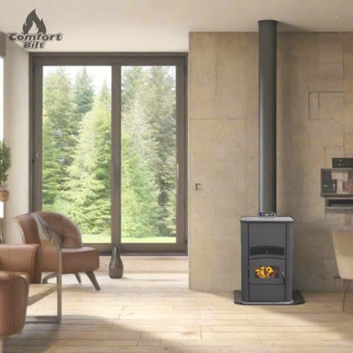 Comfortbilt Hp42-Alpine Modern Pellet Stove 2800 Sqft Heating 120 Hopper Epa Cert thumb #7