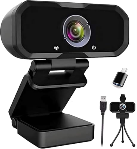 Image of USB-C 1080P Webcam Compatible with Switch 2 / PC - Streaming Camera for Zoom /Teams /Skype, Plug&Play PC /Mac /Laptop
