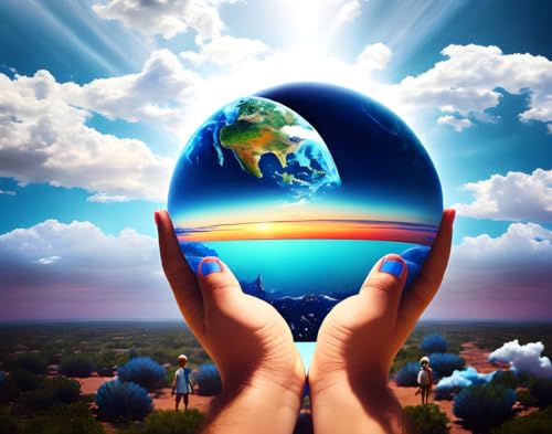 Affiches sur toile Planète Terre pour remplacer un mur vide et illuminer une pièce