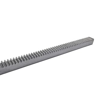 Straight Linear Spur Rack, Carbon Steel 0.5 Module Gear Rack Straight Teeth 5x10x50-300 mm Spur Gear Linear Rail5x10x150mm