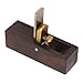 Wood Planer Small Compact Ebony HSS Blade Hand Plane Tool Planing Trimming Chamfering for Woodworking
