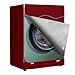 AlaSou Coprilavatrice da Esterno Copertura & Copertura Lavatrice Impermeabile per 4 coperture Laterali,Coperture Lavatire Lavatrice Copertura Taglia Larga (60×56×85cm,Rosso)