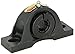 Sealmaster NP-211TM Pillow Block Ball Bearing, Non-Expansion Type, Normal-Duty, Regreasable, Skwezloc Collar, Felt Seals, Cast Iron Housing, 55mm Bore, 2-1/2" Base to Center Height, 6-3/4" Bolt Hole Spacing Width