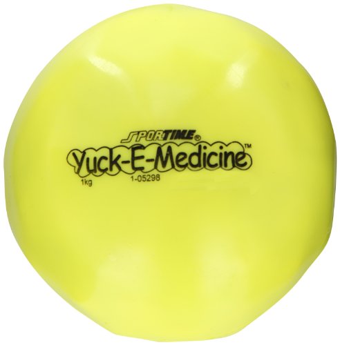 Sportime Yuck-E-Medicine Ball, 5 Inches, 2-1/5 Pounds, Yellow - 021252 #TOP19