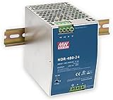Inhalt: 1 Stück Mean Well NDR-480-48 Hutschienen-Netzteil (DIN-Rail) 480W 1 x