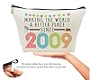 16th Birthday Gifts for Girls, Funny 16 Year Old Gift Makeup Bag, 2009 16th Birthday Makeup Bags for Her, Teens, Sister, Daughter, Niece, Granddaughter, Making The World a Better Place Since 2009 #4