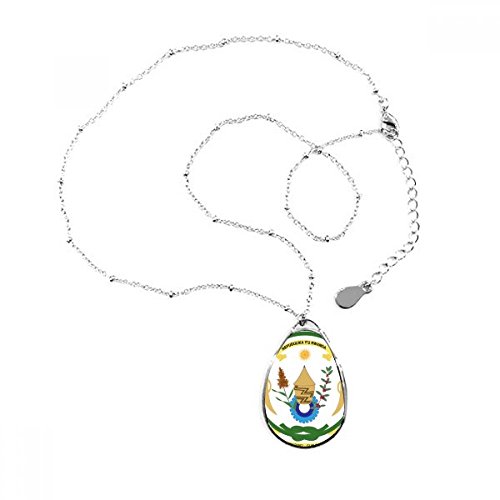 Collier Rwanda en goutte d'eau pour sublimer vos tenues au quotidien