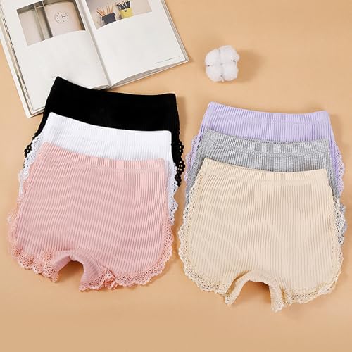 Girls Boyshorts 𝐏anties Kids Toddler Cute Ruffle Lace Underwear 𝐁oxer Briefs Solid Cotton Biker Shorts Summer Clothes3