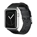 Produktbild Archer Watch Straps - Premium Nylon Uhrenarmbänder für Apple Watch (Schwarz/Edelstahl, 40/41/42mm)