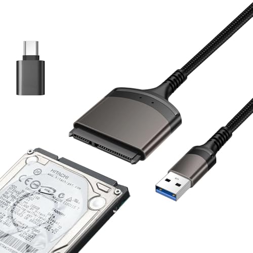 LAIVIYA Adattatore da USB 3.5 a SATA, Cavo da SATA