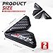 Wogomz 2PCS Car Door Corner Guards, Carbon Fiber Auto Front Door Edge Guards, Anti-Collision Car Door Corner Protector Sticker, Universal Car Accessories Decoration (Black Sport)