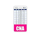 CNA Badge Buddy Vertical w/Height & Weight Conversion Charts (Pink)