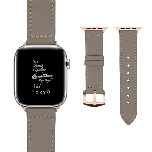 [HANATORA] ���{�� �A�b�v���E�H�b�`�p�o���h AppleWatch�݊��� �o���h �R���p�`�u�� 41mm 40mm 73mm �{�v �V�������N���U�[ �V���[�g�x���g �����Y ���f�B�[�X �O���[�W��×���[�Y�S�[���h AWBJP03-D-Grege-