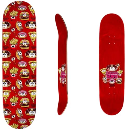 Shake Junt Skull Skrew 3スケートボードデッキ - 8.25インチ x