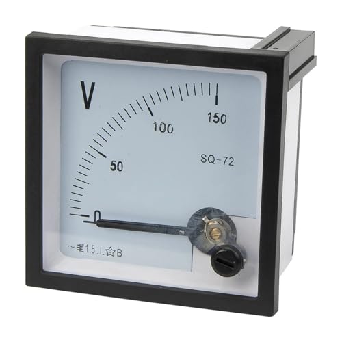 Voltmètre analogique AC 20V SQ-72 boîtier robuste 72x72mm haute lisibilité
