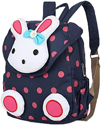 Xinyanmy Cute Rabbit Kids Backpack Baby Girls Book Bag Little School Bag Kindergarten Best Gift for 1-3 Years Old