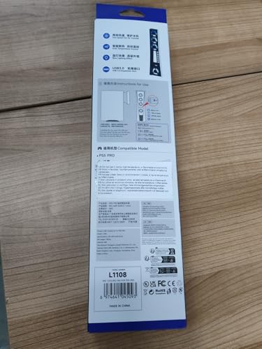 Image of Cooling Fan for PS5 Pro, Efficient Cooler Fan with Adjustable Speed /LED Light, Temperature-Controlled PS5 PRO Cooling Accessories with USB 3.0 Port