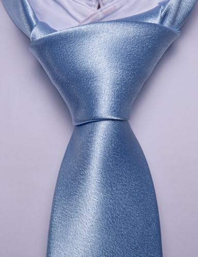 Image of Barry.Wang Boys Ties Pre-Tied Satin Solid Color Kids Tie Pocket Square Set Adjustable Formal Necktie Graduation School