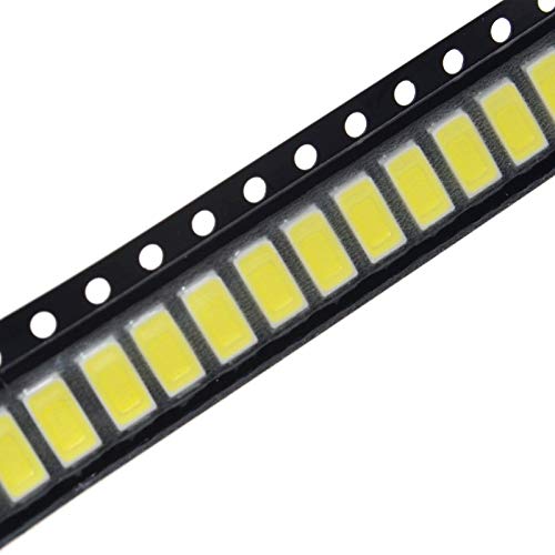 ACHICOO - 100 unidades 5730 5W-150Ma 50-55 lm 6500 K luz blanca SMD 5730 LED 5730 diodos 100 unidades blancas