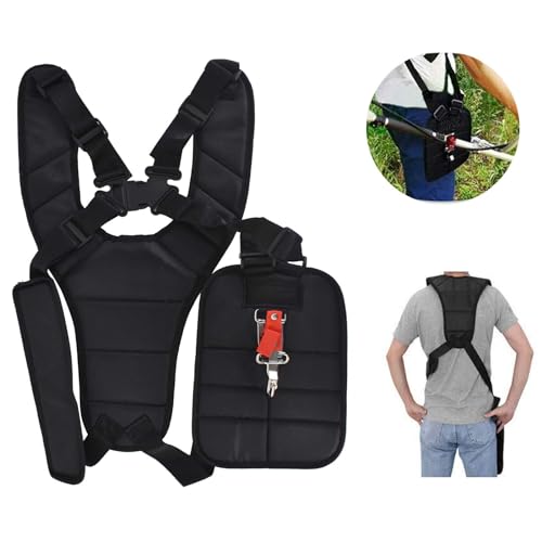 Tracolla Decespugliatore Cintura Decespugliatore Professionale Doppia Tracolla Per Tagliaerba Tracolla Decespugliatore Regolabile Cinghia Decespugliatore Universale Trimmer Cinturino Doppia Spalla - 8