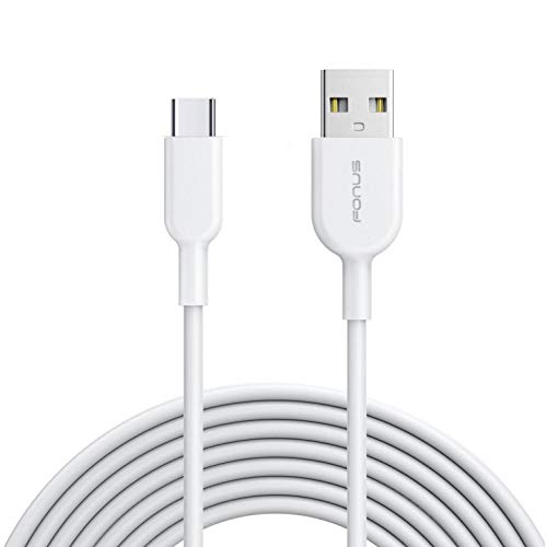 SCDWireless 3ft USB-C Cable Type-C Fast Charger Cord for Galaxy S21,Plus,Ultra - Power Wire USB Sync High Speed White Compatible with Samsung Galaxy S21,Plus,Ultra,SC-SC78235Q5A-252